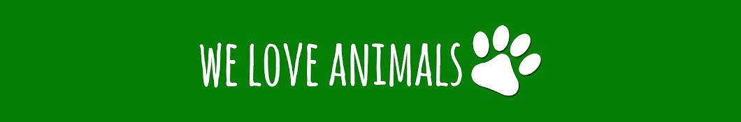 We Love Animals Banner