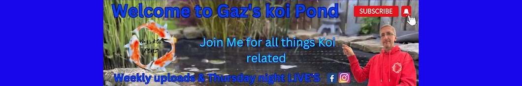 Gaz's Koi Pond   Banner