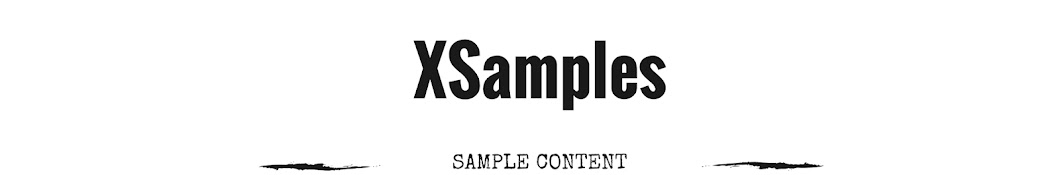 XSamples