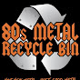 80's Metal Recycle Bin