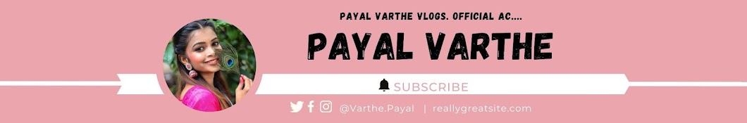 Payal Varthe vlogs. Official account 🖤💫