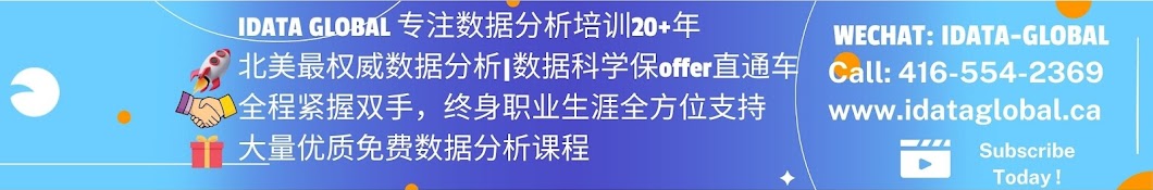 iData Global 数据分析培训保offer就业直通车