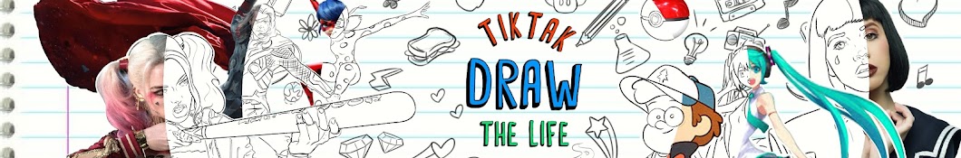 Draw The Life TikTak Banner