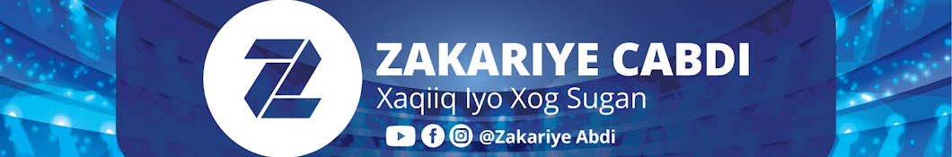Zakariye Cabdi Banner
