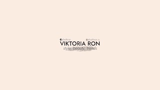 Заставка Ютуб-канала «Viktoria Ron»