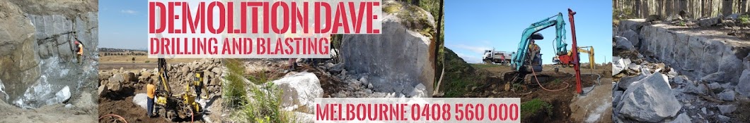 Demolition Dave Drilling and Blasting Banner