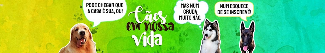 Cães em nossa vida!!! Banner