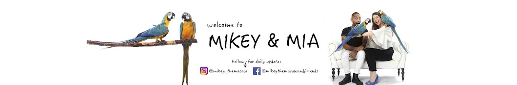 Mikey The Macaw & Friends Banner