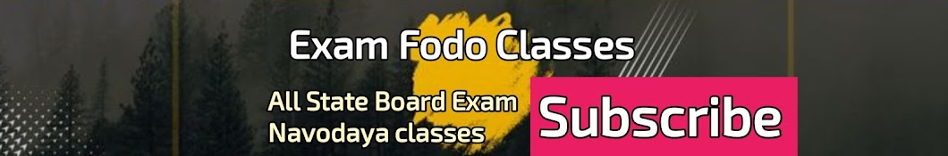 Exam Fodo Classes