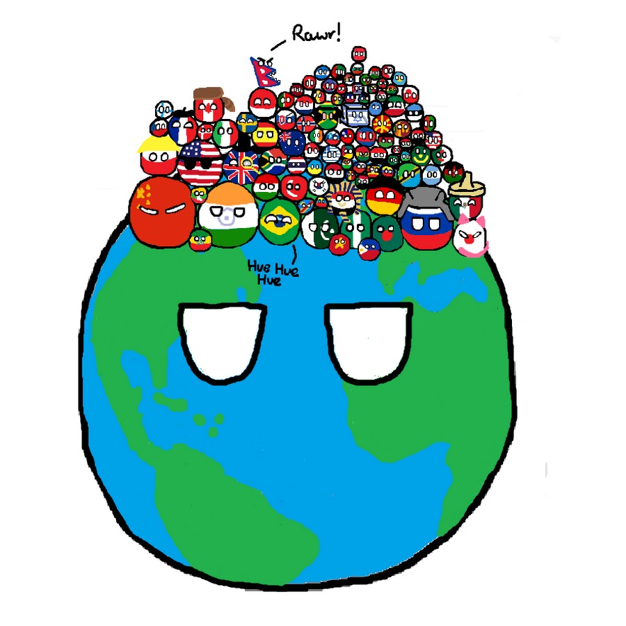 Как рисовать countryballs на телефоне