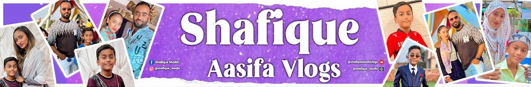 Shafique Aasifa Vlogs Banner