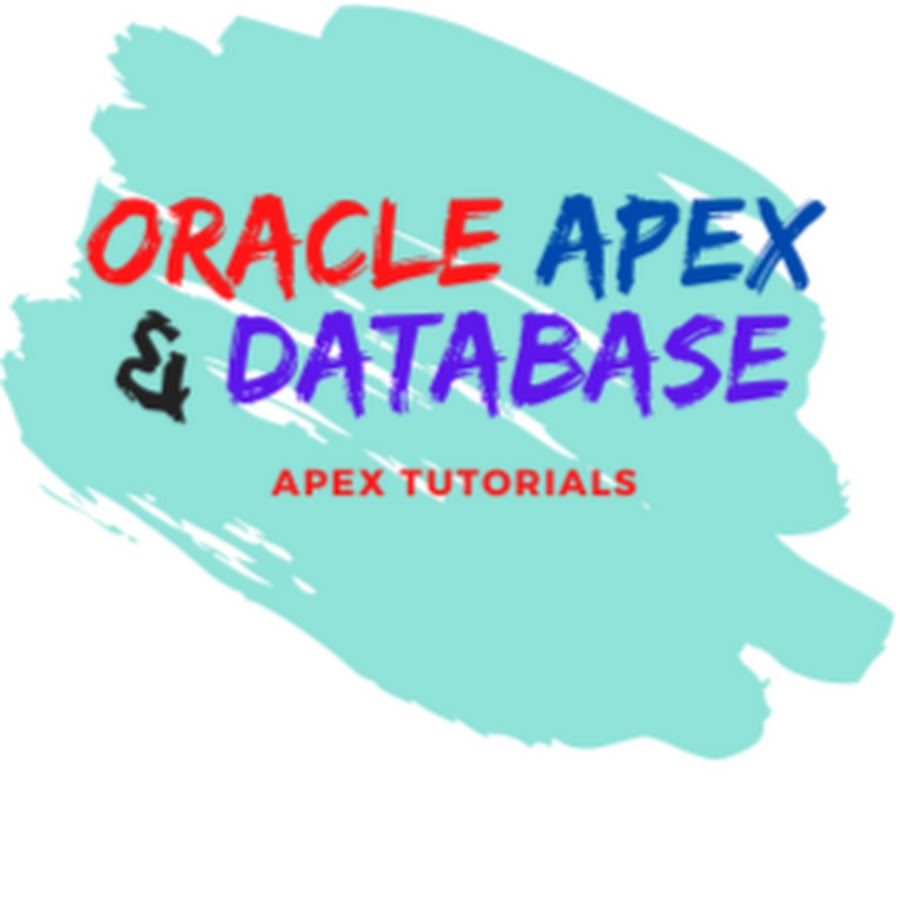 Oracle Apex & database