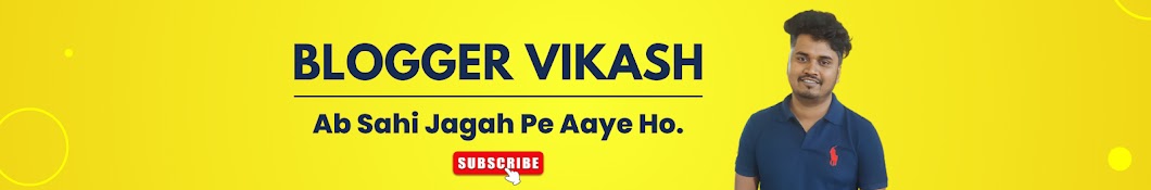Blogger Vikash Banner
