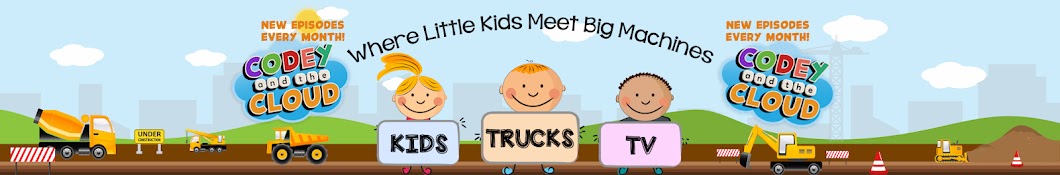 Kids Trucks TV Banner