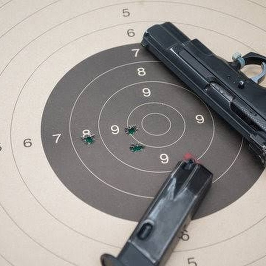 Цель оружия. Кассета пистолет. Gun target.