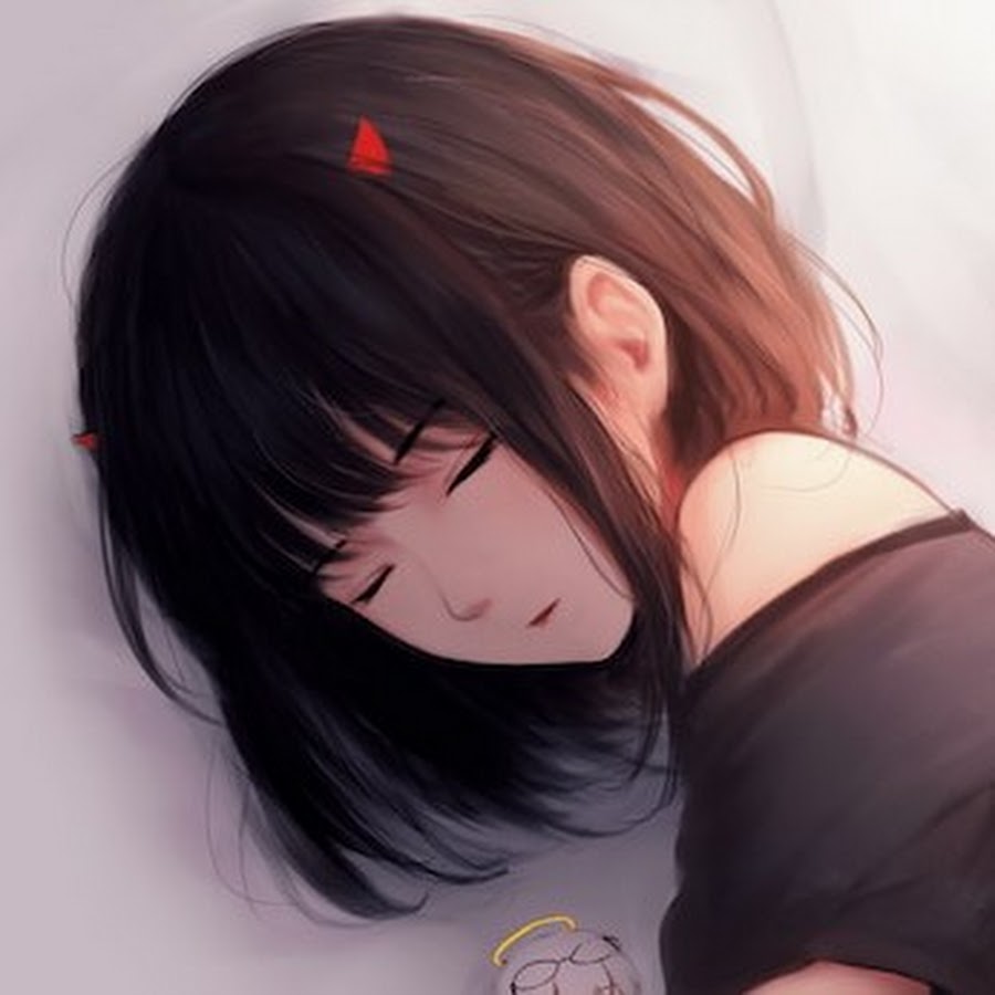 Сонная девушка аниме