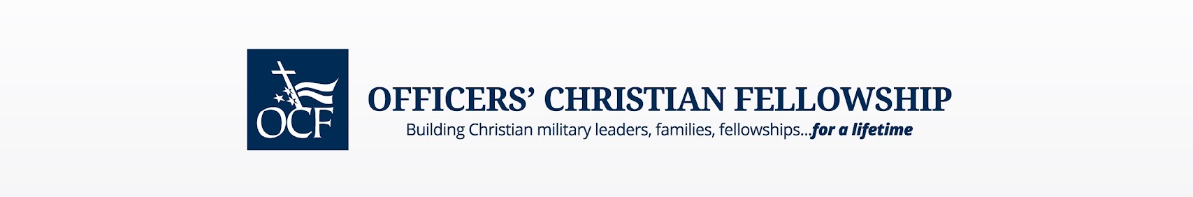 Officers' Christian Fellowship banner