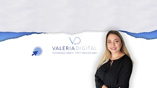 «Valeria Digital» youtube banner