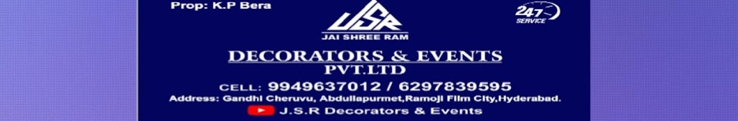 J.S.R Decorators & Events