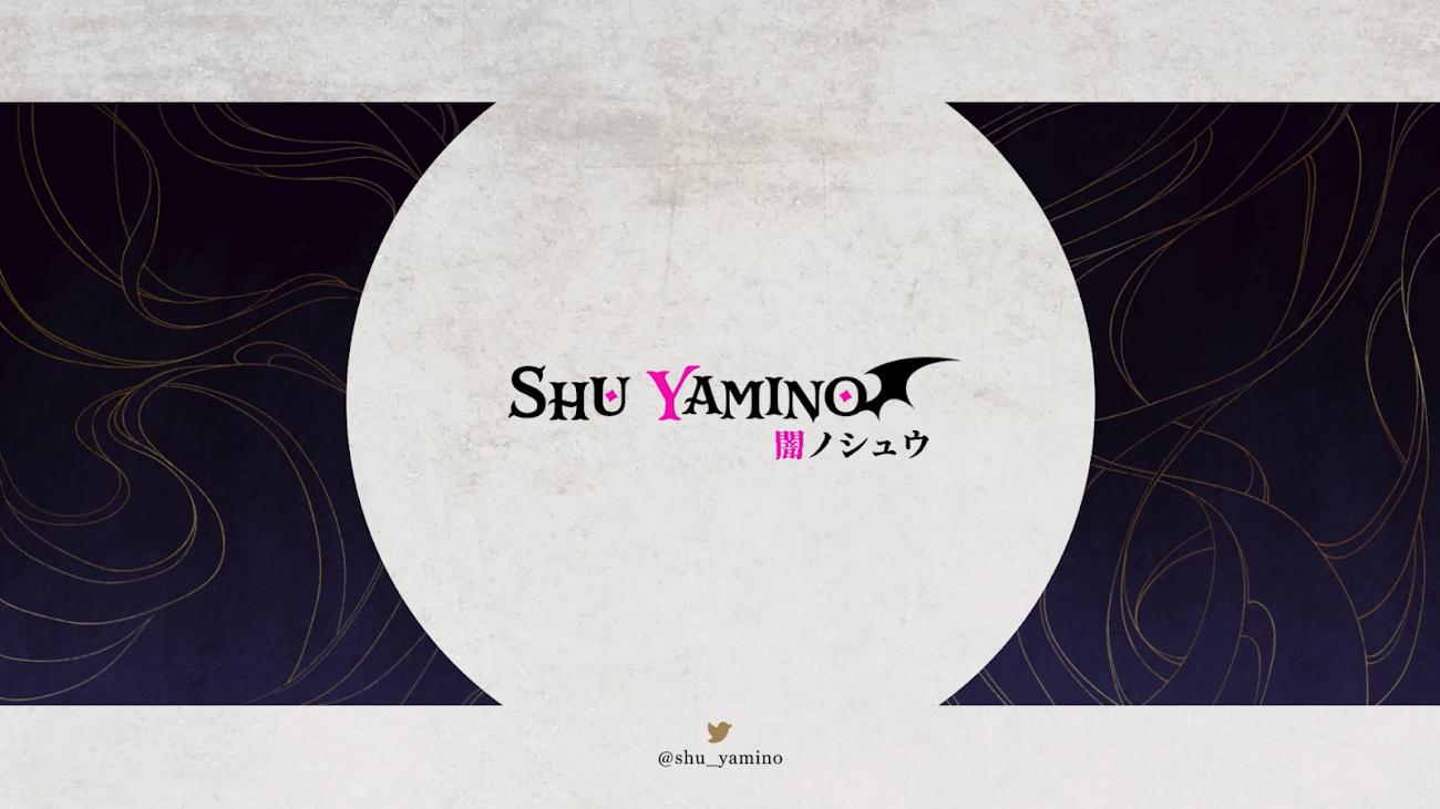 チャンネル「Shu Yamino【NIJISANJI EN】」（闇ノシュウ）のバナー