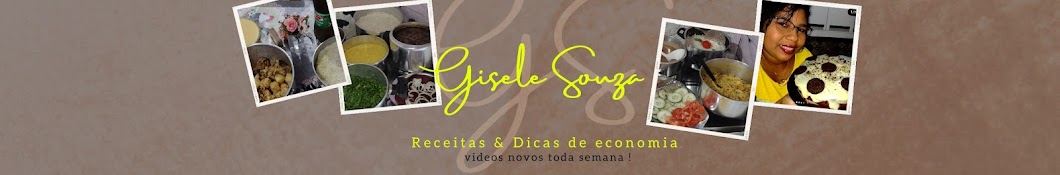 Gisele Souza vlogs faxinas e muito mais Banner