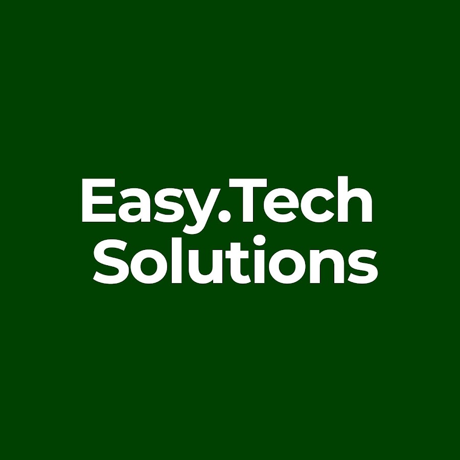 Easy Tech Solutions - YouTube