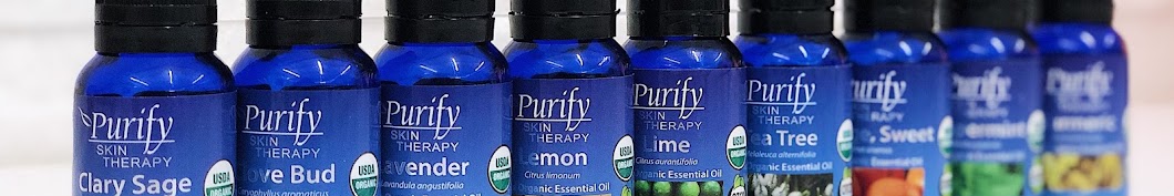 Purify Skin Therapy Organic Essential Oils Banner