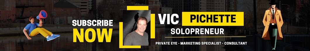 Vic Pichette Private Detective Banner