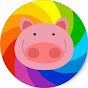 Rainbow Pig youtube avatar