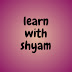 logo learn with shyam