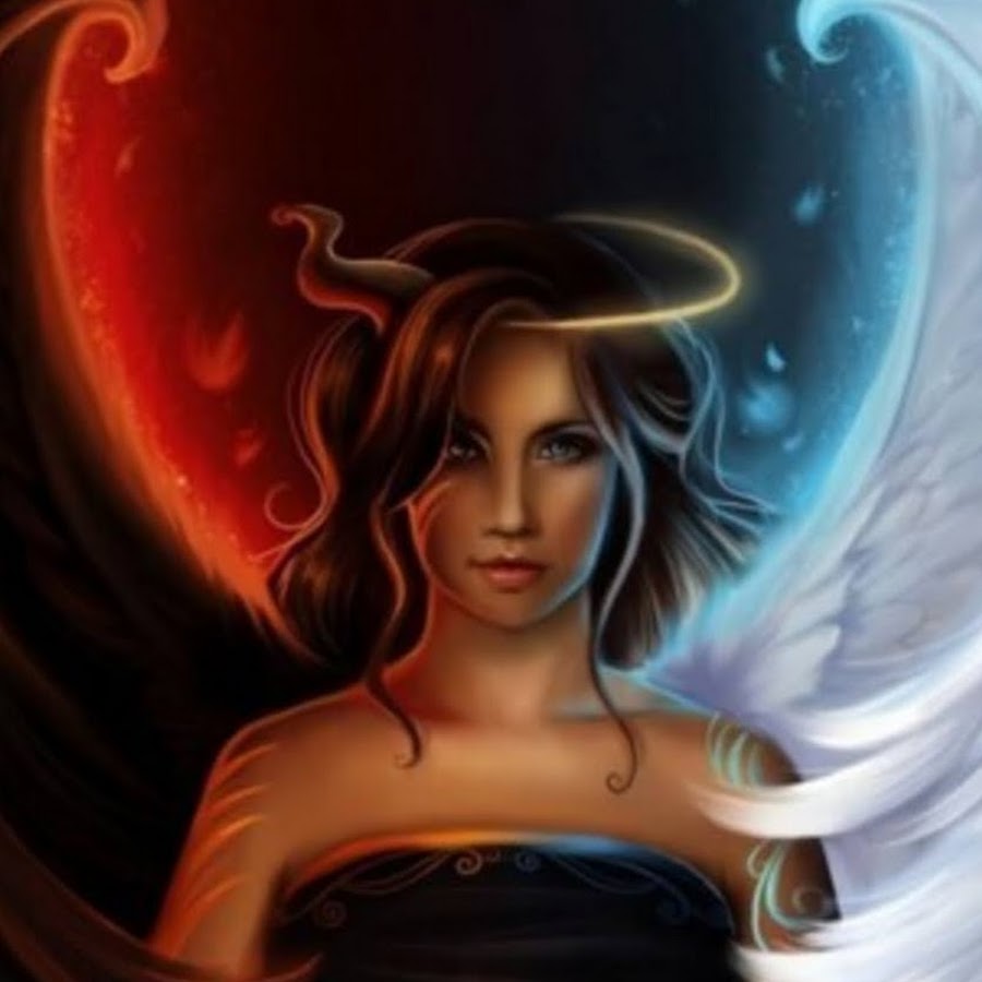 фото наполовину ангел наполовину демон