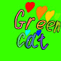 Green cat