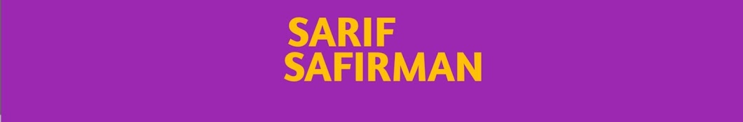 Sarif Safirman