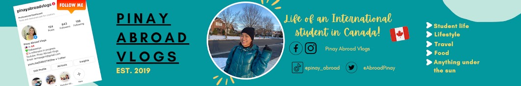 Pinay Abroad Vlogs Banner
