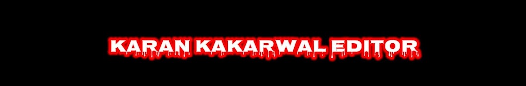 Karan Kakarwal Editor