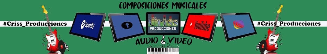 Criss Producciones Audio Y Videos Full HD / 4k Banner