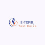 E - Topik test Korea
