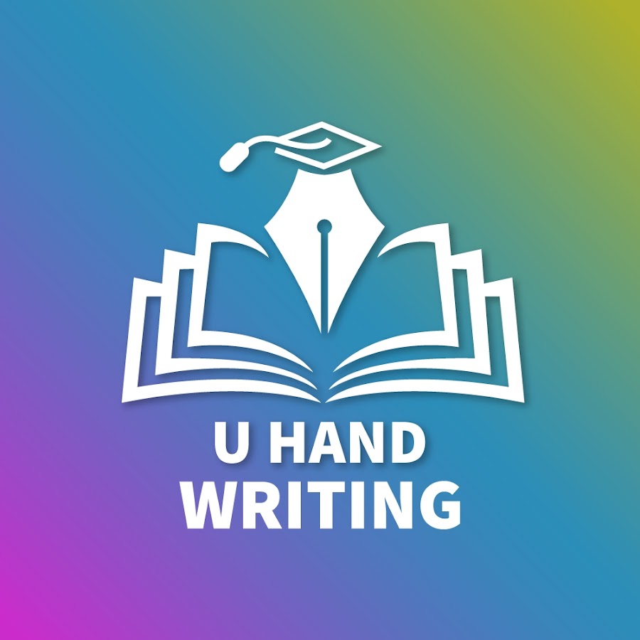 U handwriting youtube