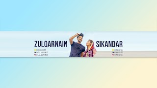 «Zulqarnain Sikandar» youtube banner