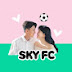 Couple playing soccer SKY FC