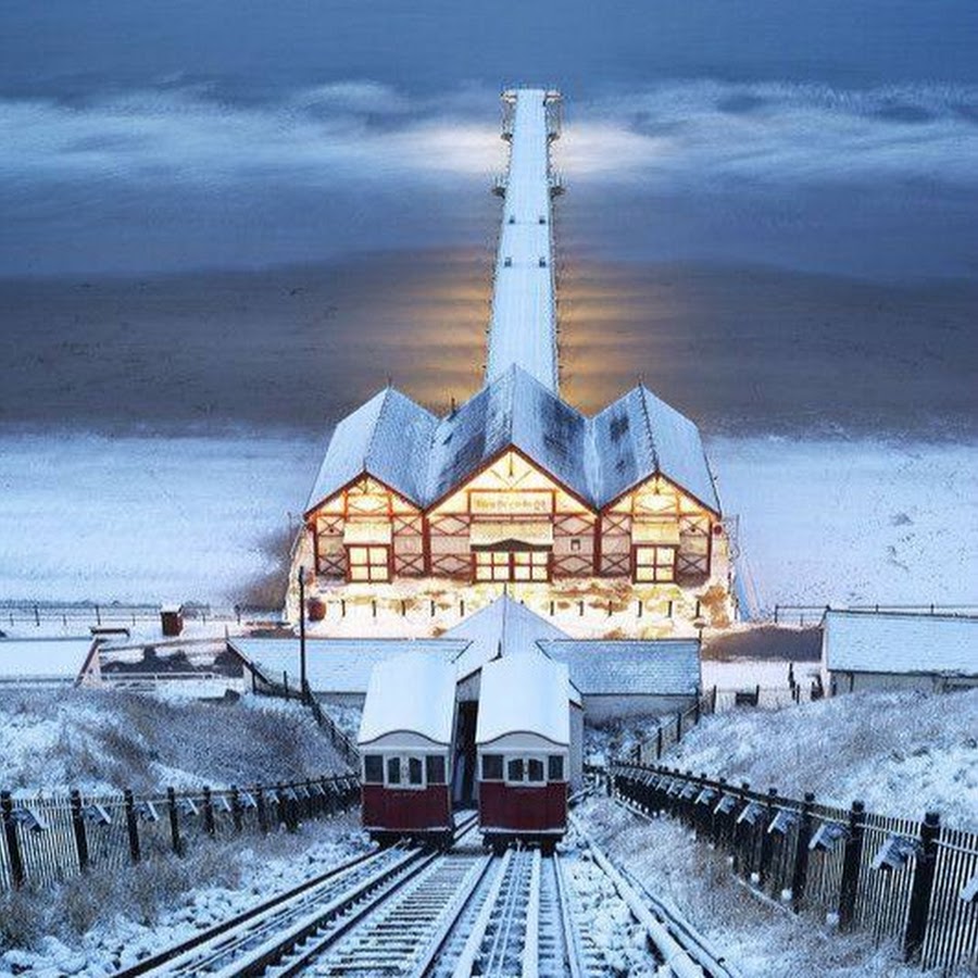 Солтберн отзывы. Солтберн. Север Йоркшира зимой. Солтберн Пирс. Saltburn-by-the-Sea, North Yorkshire.