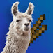 Llama and Sticks