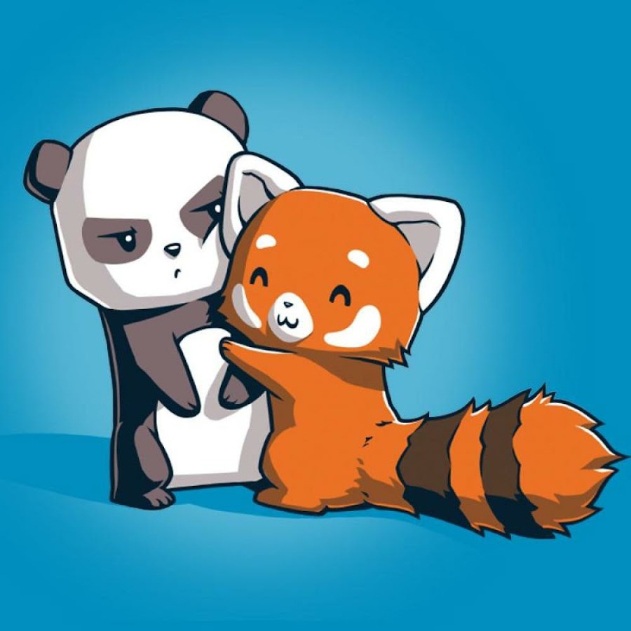 Красная Панда и енот