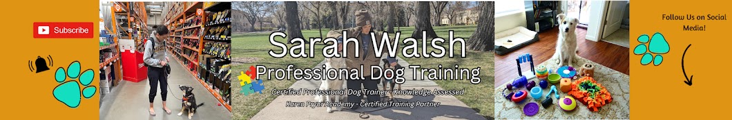 Sarah Walsh - Dog Trainer Banner