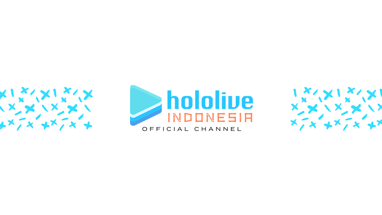 チャンネル「hololive Indonesia」（ホロライブインドネシア）のバナー