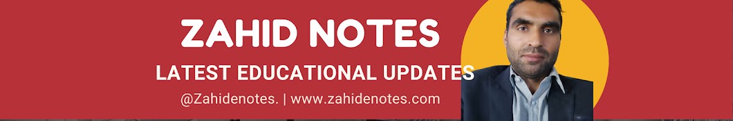Zahid Notes Banner