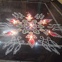 Akshaya elakki kolam rangoli