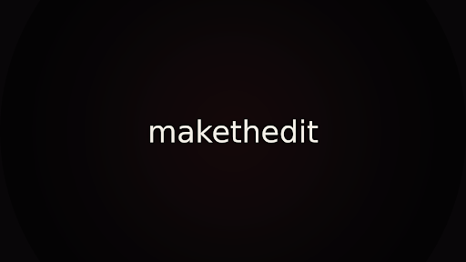 makethedit banner
