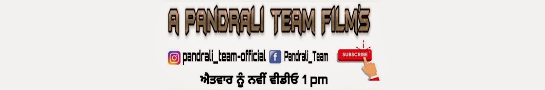 Pandrali Team Banner