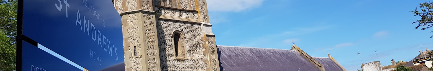 St Andrew's Church, Hove banner